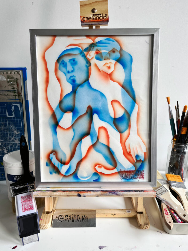 Original | Aérographe et pochoir _ n°[01]