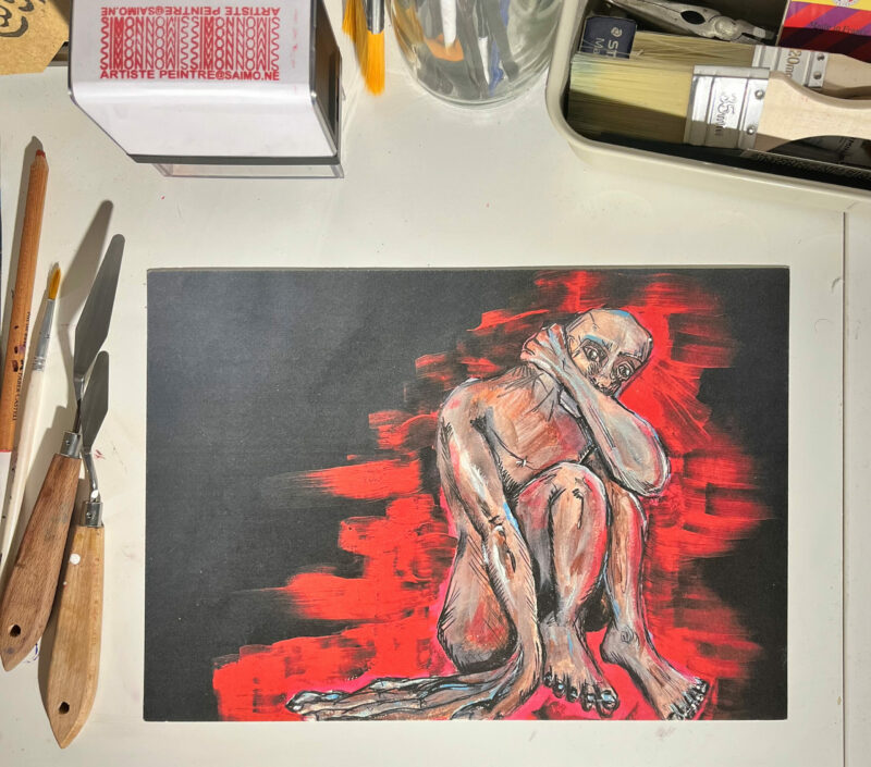 Série Limitée | Étude aux Pastel à l'huile _ n°[13]